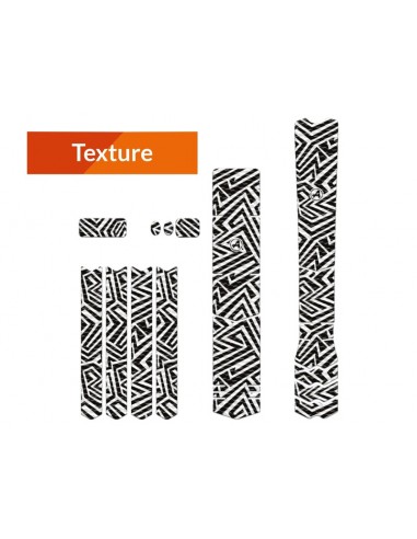 Kit adhesivos protectores cuadro ALGIS texture XL LINE negro