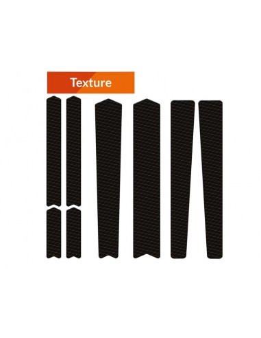 Kit adhesivos protectores cuadro ALGIS texture Gravel/Carretera negro