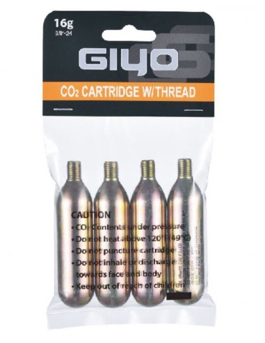 GIYO 16g CO2 Cartridge set x4pcs