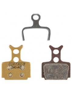 Pastillas de freno bici BRAKING Carbo-Metálicas
