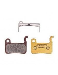 Pastillas de freno bici BRAKING Carbo-Metálicas