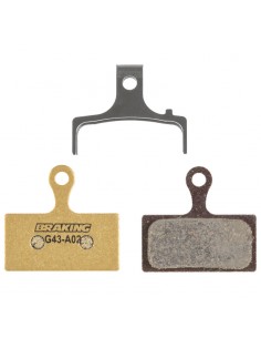 Pastillas de freno bici BRAKING Carbo-Metálicas