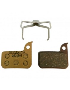 Pastillas de freno bici BRAKING Carbo-Metálicas