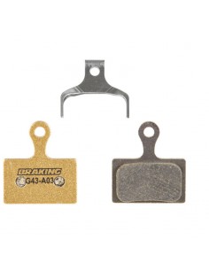 Pastillas de freno bici BRAKING Carbo-Metálicas
