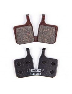 Pastillas de freno bici BRAKING Orgánicas
