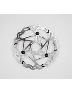 Disco de freno bici BRAKING S3 Batfly ondulado semi-flotante Ø180mm IS