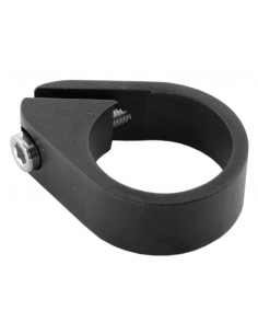 Abrazadera cierre tija de sillín de bicicleta V BIKE con tornillo - Ø31.8mm Negro