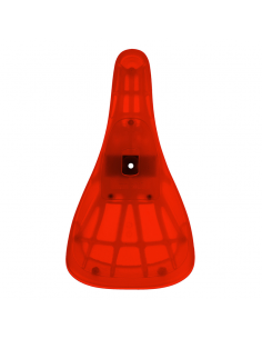 Sillín para tija pivotante VELO VL7101 nylon translucido rojo