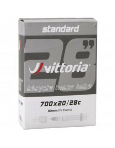 Cámara de bici VITTORIA standard 700x20/28c válvula fina 80mm