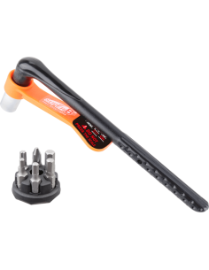 Llave de par 3-10Nm Super B (incluye puntas: Allen 3/4/5/6 mm, Torx25 / Phillips 2)