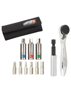 Mini llave de par con carraca Super B - 4/5/6 Nm