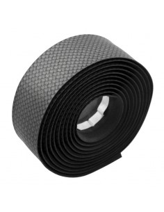 Cinta para manillar de carretera Carbon look. Negra