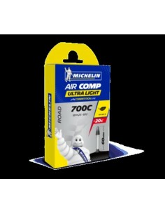 Cámara de bici MICHELIN 28-A1 ULTRALIGHT Válvula fina (Presta) 60MM