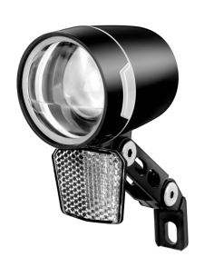 Luz delantera bicicleta LED 100lm para dinamo 6V + reflector