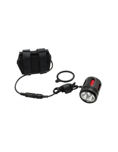 Luz delantera bicicleta LED 3000lm con batería externa recargable