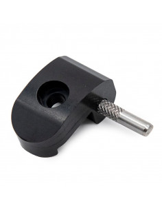 Uña de aluminio negra con...