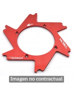 Parte central de disco Aeronal® Izquierda plana. Color NARANJA. (TM1LGOMM)