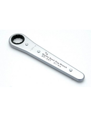 Llave bujía plana con carraca BIHR 21mm
