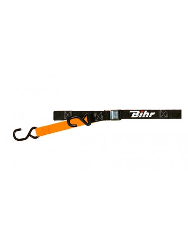 Correas con hebilla  bicolores BIHR negro/naranja