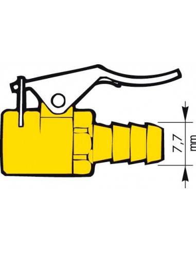Conector inflador de válvulas BIHR tipo Schrader