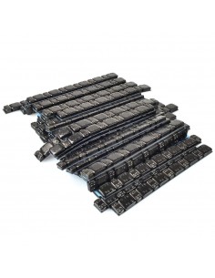 Caja de 50 tiras de 45gr de contrapesos adhesivos llanta color negro