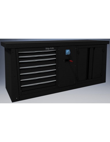 MUEBLE 2M 7 CAJONES/AIRE-ELECTRICIDAD/ARMARIO BIKE LIFT