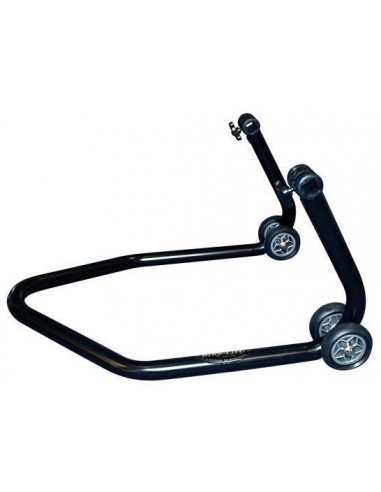 Caballete trasero BIKE LIFT universal negro con soportes de goma en L