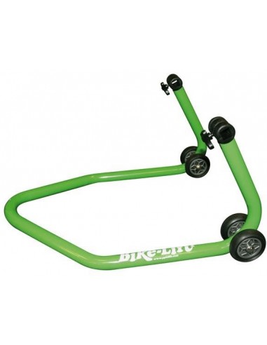 Caballete trasero BIKE LIFT universal verde con soportes en V