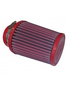 Filtro de aire BMC universal cónico Ø65mm x 128mm