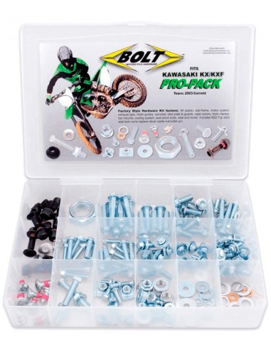 Pack tornillería Bolt Pro Kawasaki para KX/KXF  2003-2013