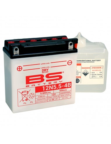 Batería BS Battery BS 12N5.5-4B