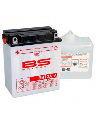 Batería BS Battery BB12A-A (Fresh Pack)