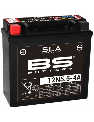Batería BS Battery SLA 12N5.5-4A (FA)