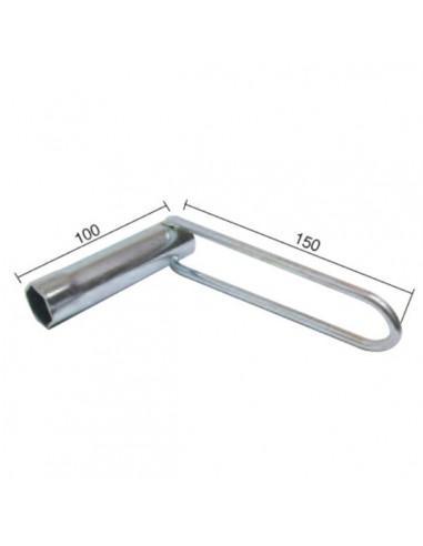 Llave de bujía para ciclomotores y motos con mango largo Hex. 21mm