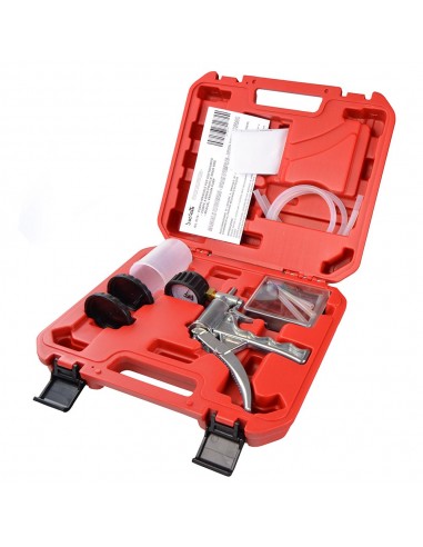 Aspirador manual de metal. Aspira, presuriza y mantiene el vacío aspirado