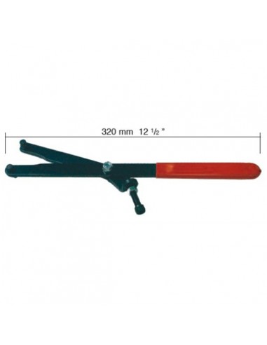 Herramienta universal para bloquear volante y poleas con pins 5/9mm. Apertura 50-140
