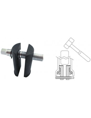 EXTRACTOR DE ANILLOS DE RODAMIENTOS DEL TUBO DE DIRECCIÓN, DIÁMETROS DE 30 A 68MM