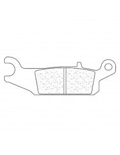 Juego de pastillas sinterizadas CL Brakes (1194ATV1)