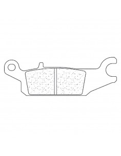 Juego de pastillas sinterizadas CL Brakes (1195ATV1)