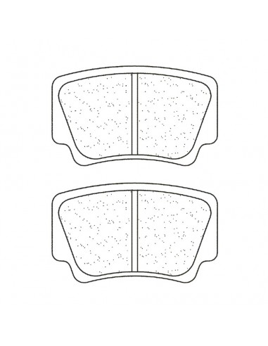 Juego de pastillas sinterizadas CL Brakes (1205ATV1)