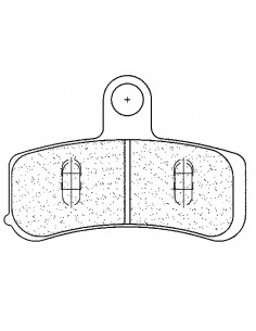 Juego de pastillas sinterizadas CL Brakes (1212A3+)