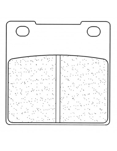 Juego de pastillas sinterizadas CL Brakes (2282A3+)