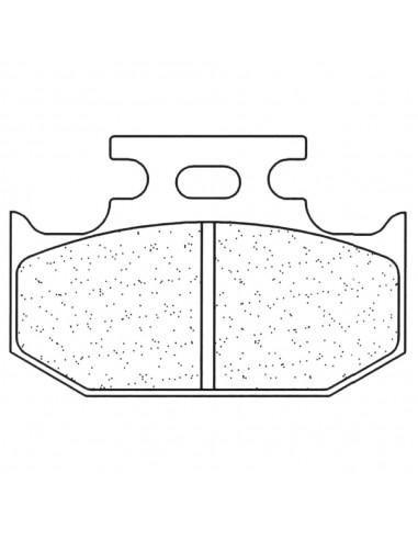 Juego de pastillas sinterizadas CL Brakes (2299RX3)