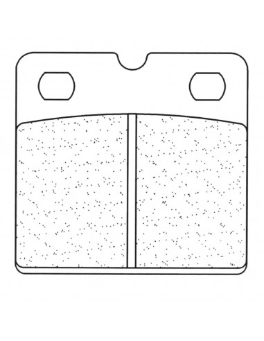 Juego de pastillas sinterizadas CL Brakes (2332A3+)