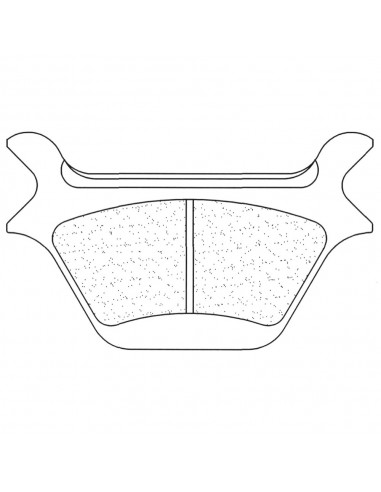 Juego de pastillas sinterizadas CL Brakes (2370RX3)