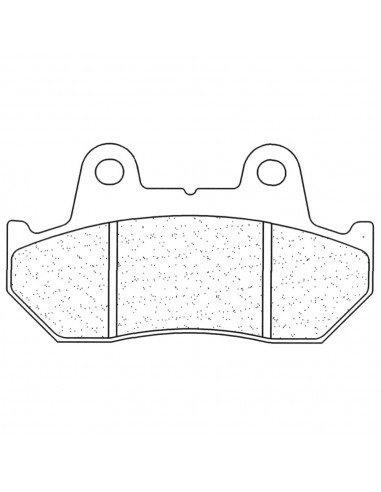 Juego de pastillas sinterizadas CL Brakes (2382RX3)