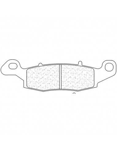 Juego de pastillas sinterizadas CL Brakes (2384XBK5)