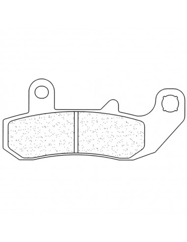 Juego de pastillas sinterizadas CL Brakes (2388RX3)