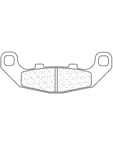 Juego de pastillas sinterizadas CL Brakes (2389A3+)