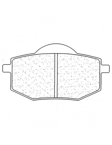 Juego de pastillas sinterizadas CL Brakes (2392A3+)